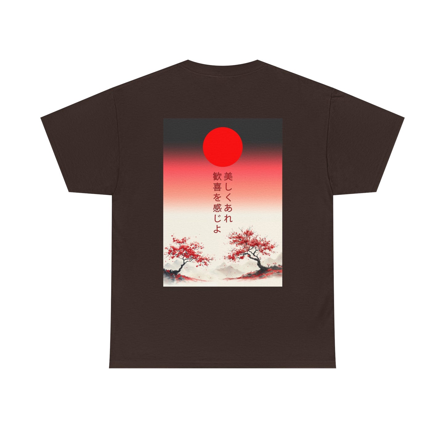 Xtethic Oversized T-shirt - Red Rising Sun