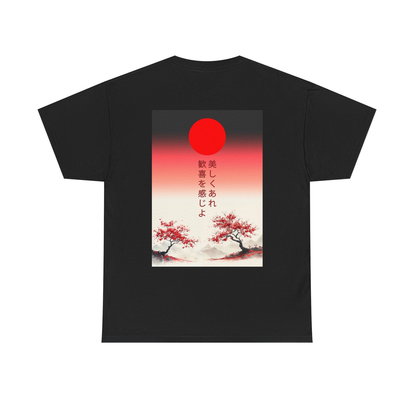 Xtethic Oversized T-shirt - Red Rising Sun