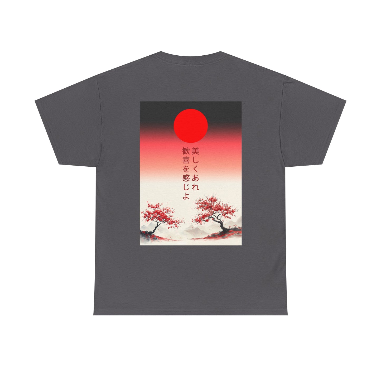 Xtethic Oversized T-shirt - Red Rising Sun