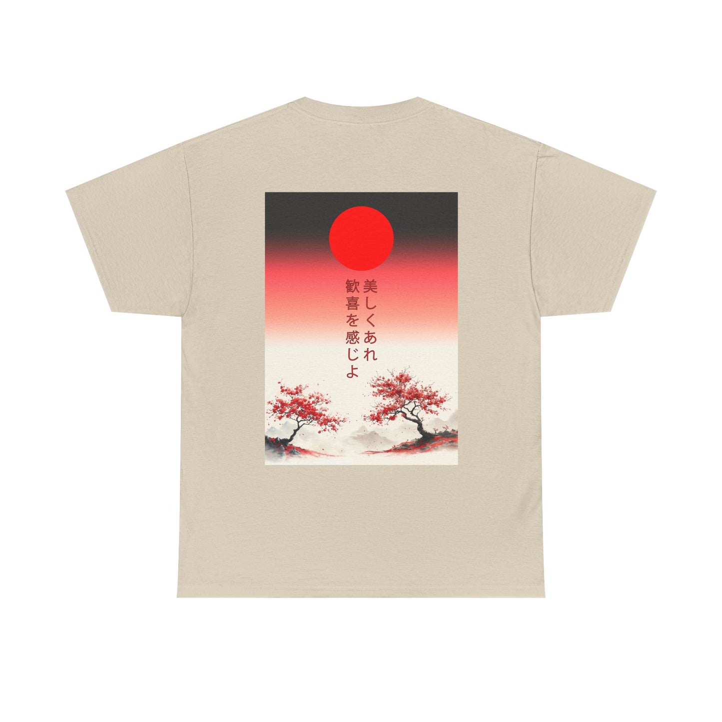Xtethic Oversized T-shirt - Red Rising Sun
