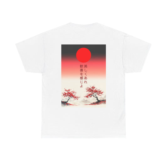 Xtethic Oversized T-shirt - Red Rising Sun